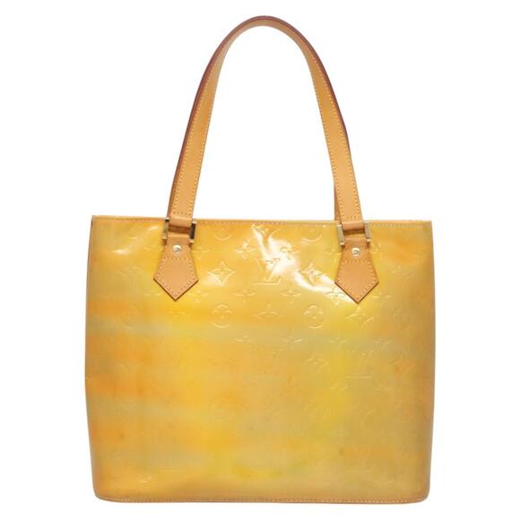 LOUIS VUITTON Monogram Vernis Houston Hand Bag Gris M91053 - Picture 3 of 13